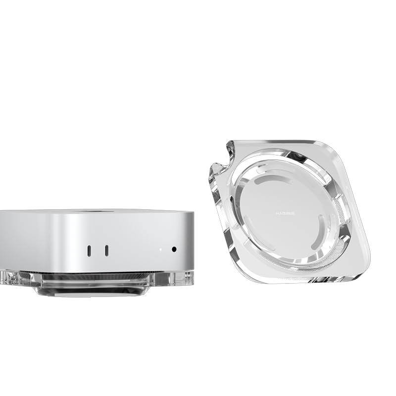Amazon.com: Hagibis Mac mini M4 Stand, Transparent Acrylic Desktop